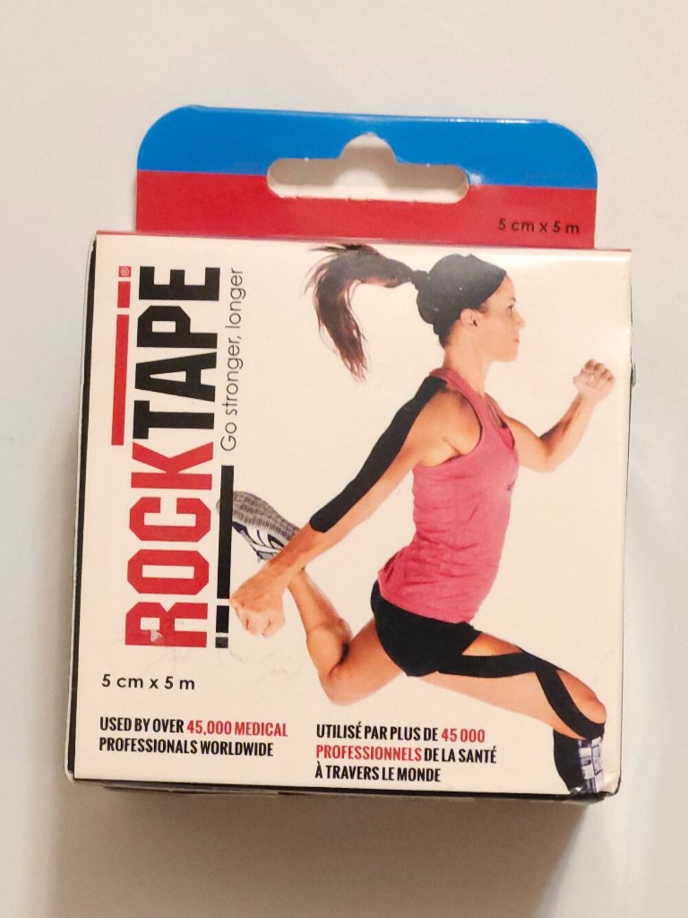 Rock Tape Original 2 Inch Water Resistant Kinesiology Tape BLUE